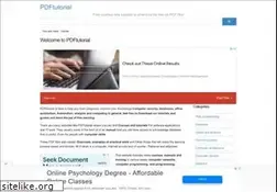 Sites similar to pdf-tutorial.com
