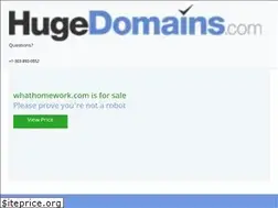 Sites similar to whathomework.com